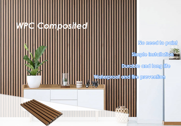 لوحة WPC مخدد