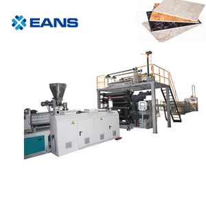 سعر خط إنتاج ألواح الرخام المقلد للأشعة فوق البنفسجية PVC التلقائي