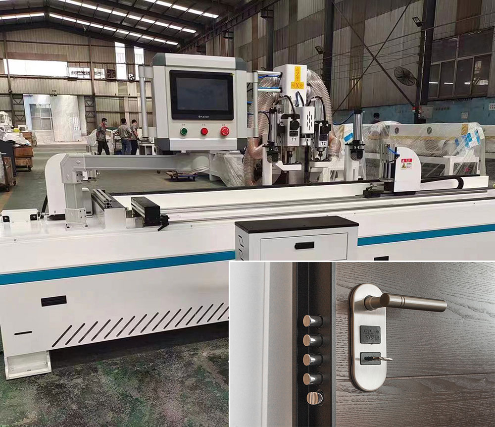 ماكينة ثقب المفتاح للباب wpc