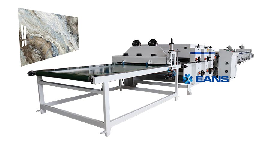 خط طلاء ألواح الرخام PVC